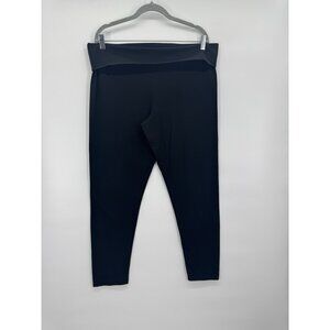 Victorias Secret Womens XLarge Yoga Pant Foldover Sparkle Love Retro Athleisure